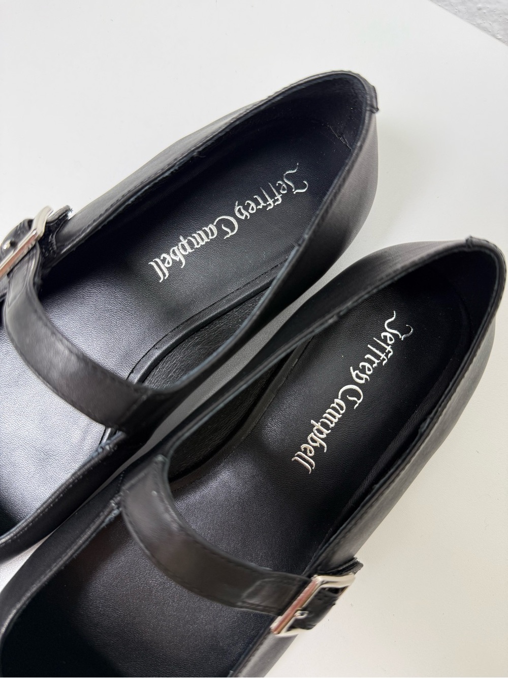Jeffrey Campbell Black Mary Jane Flats - Picture 4 of 11
